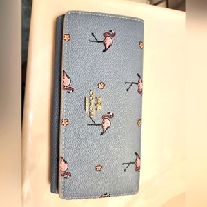 Coach Pink Flamingo Wallet